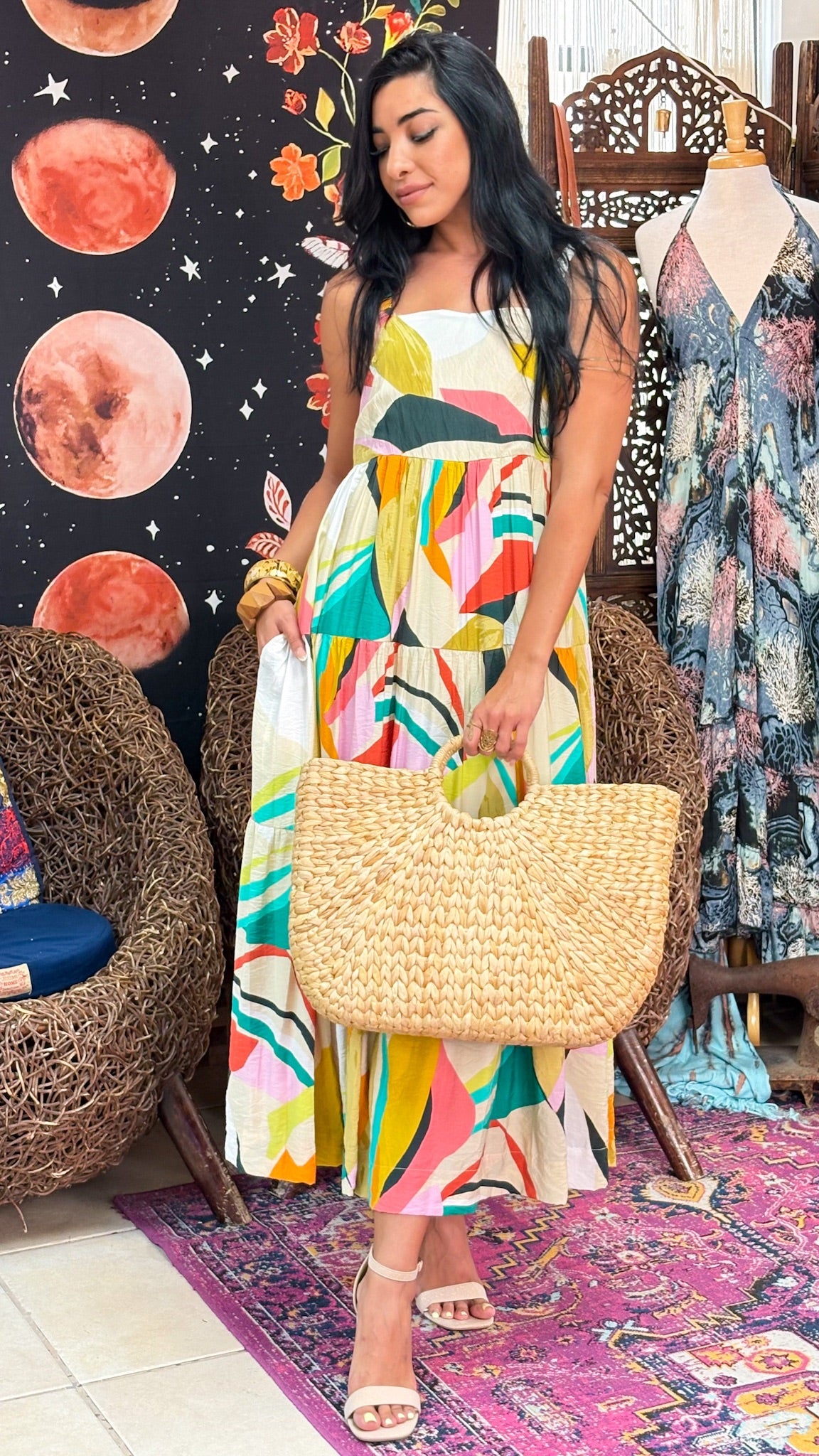 Cassia Maxi Dress-Multicolor