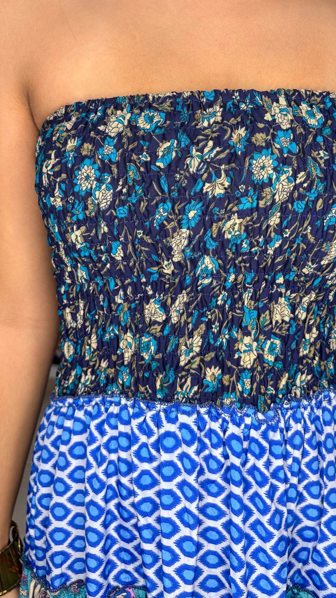 Akila Patchwork Dress