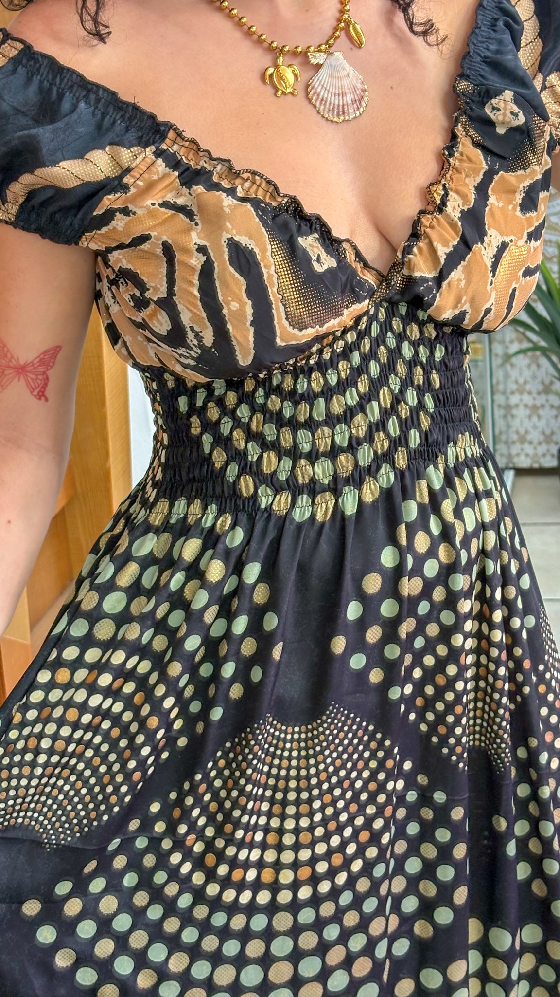 Peasant Patchwork Dress
