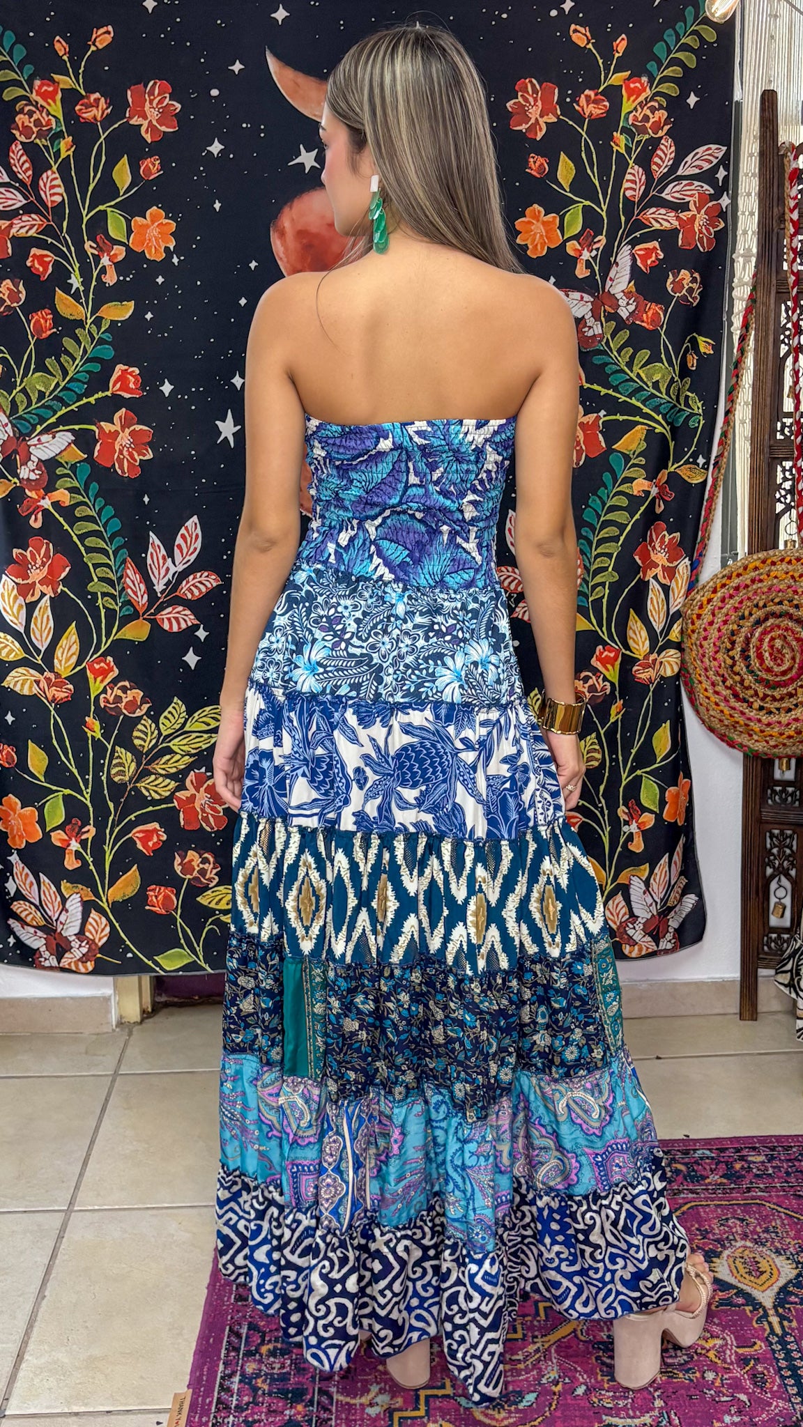 Akila Patchwork Dress