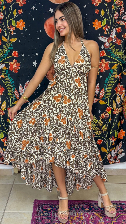 Bohemian High-Low Dress
