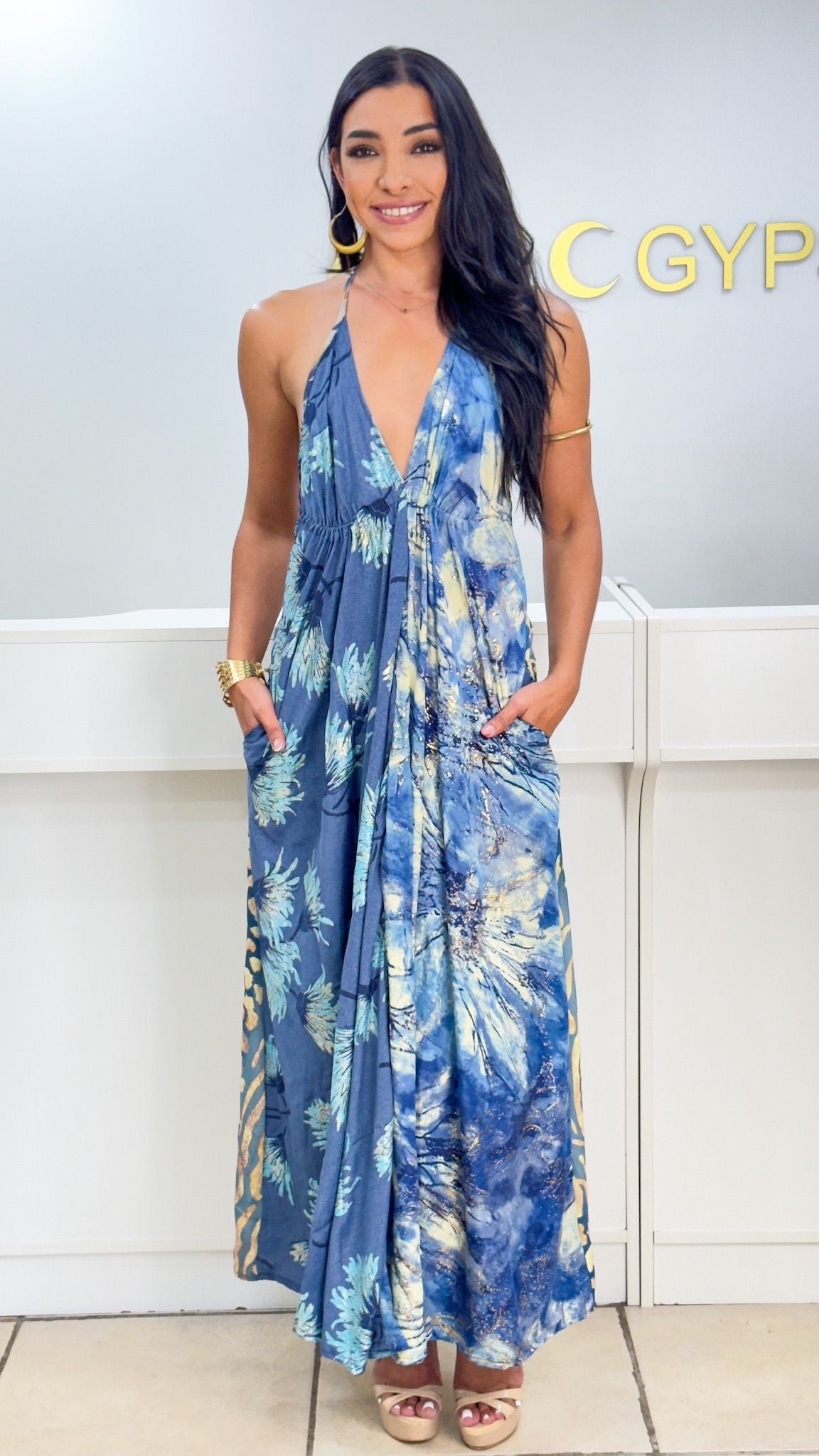 Boho Back Patchwork Dress