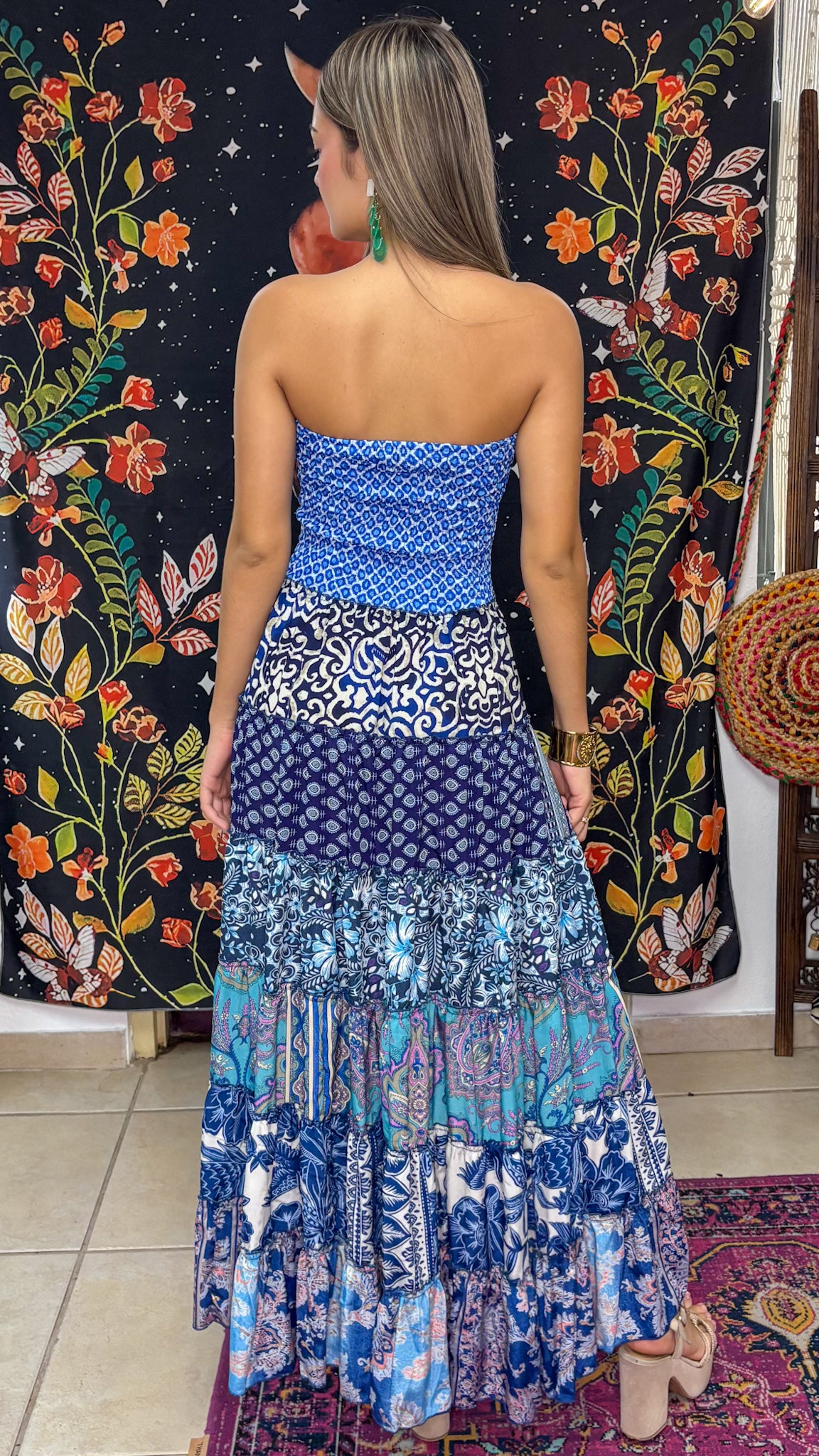 Akila Patchwork Dress