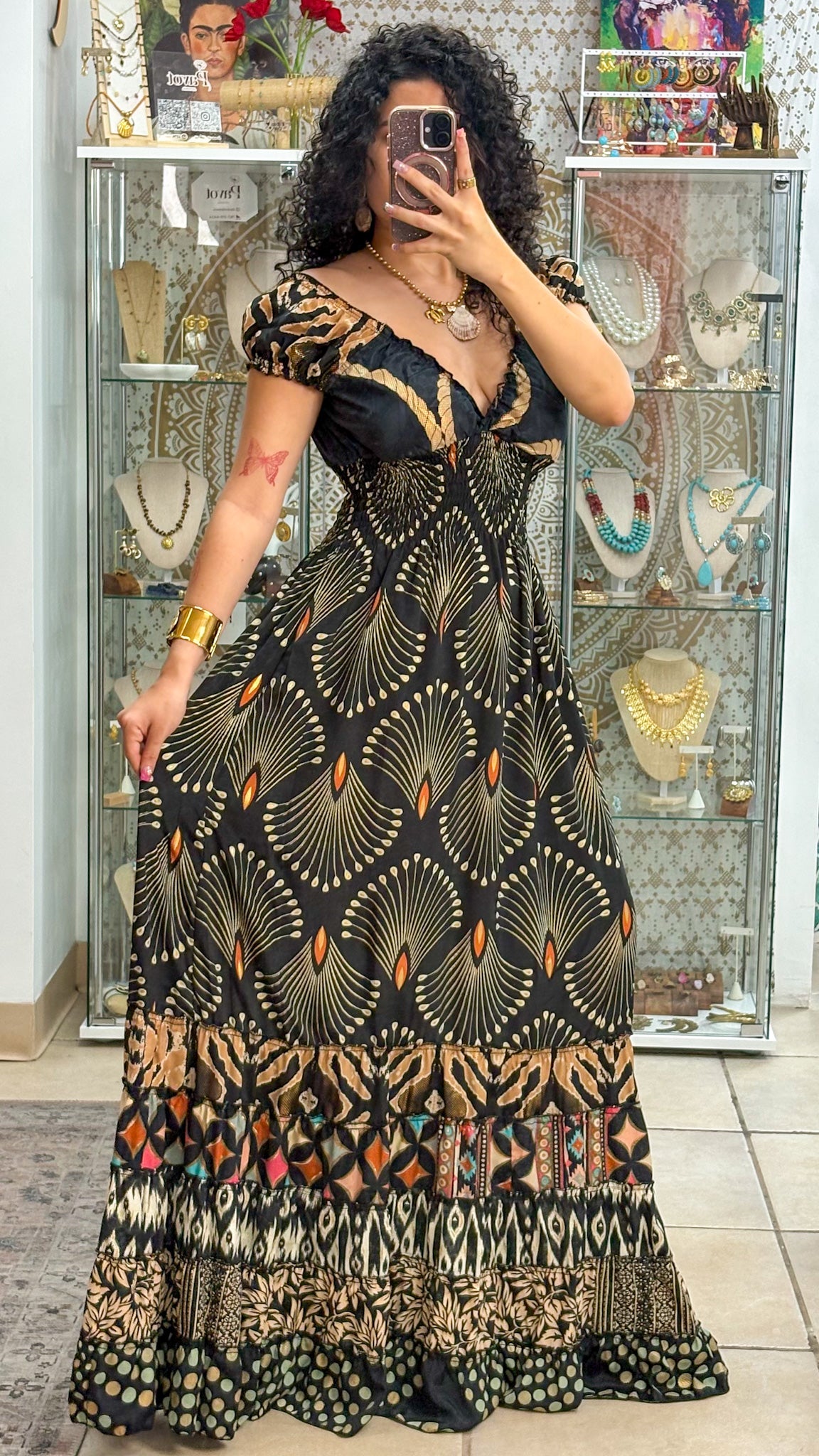 Peasant Patchwork Dress