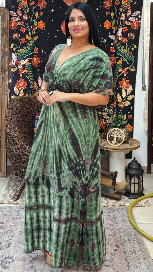 Amari Maxi Dress-Green
