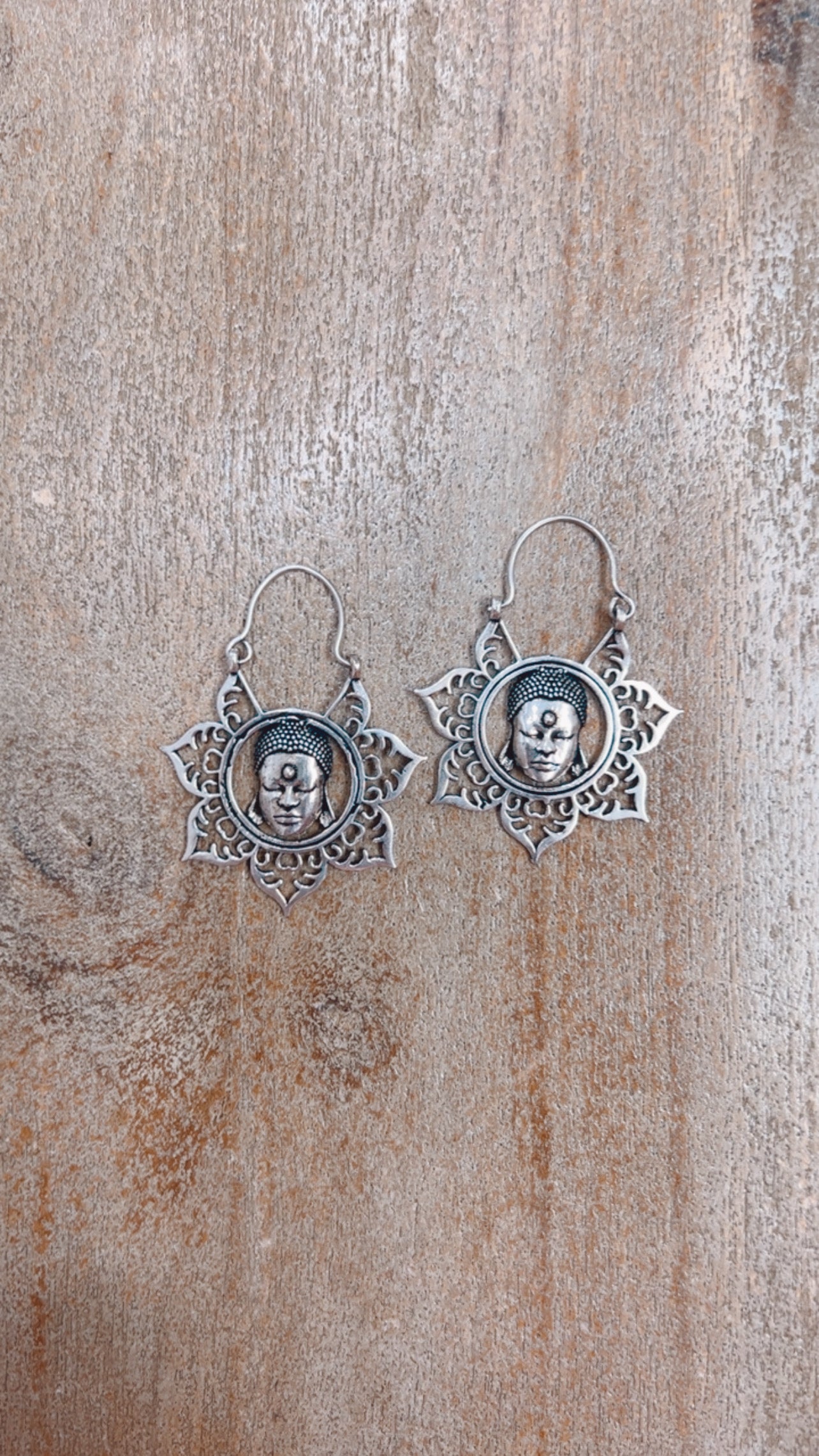 Buda Brass Earrings