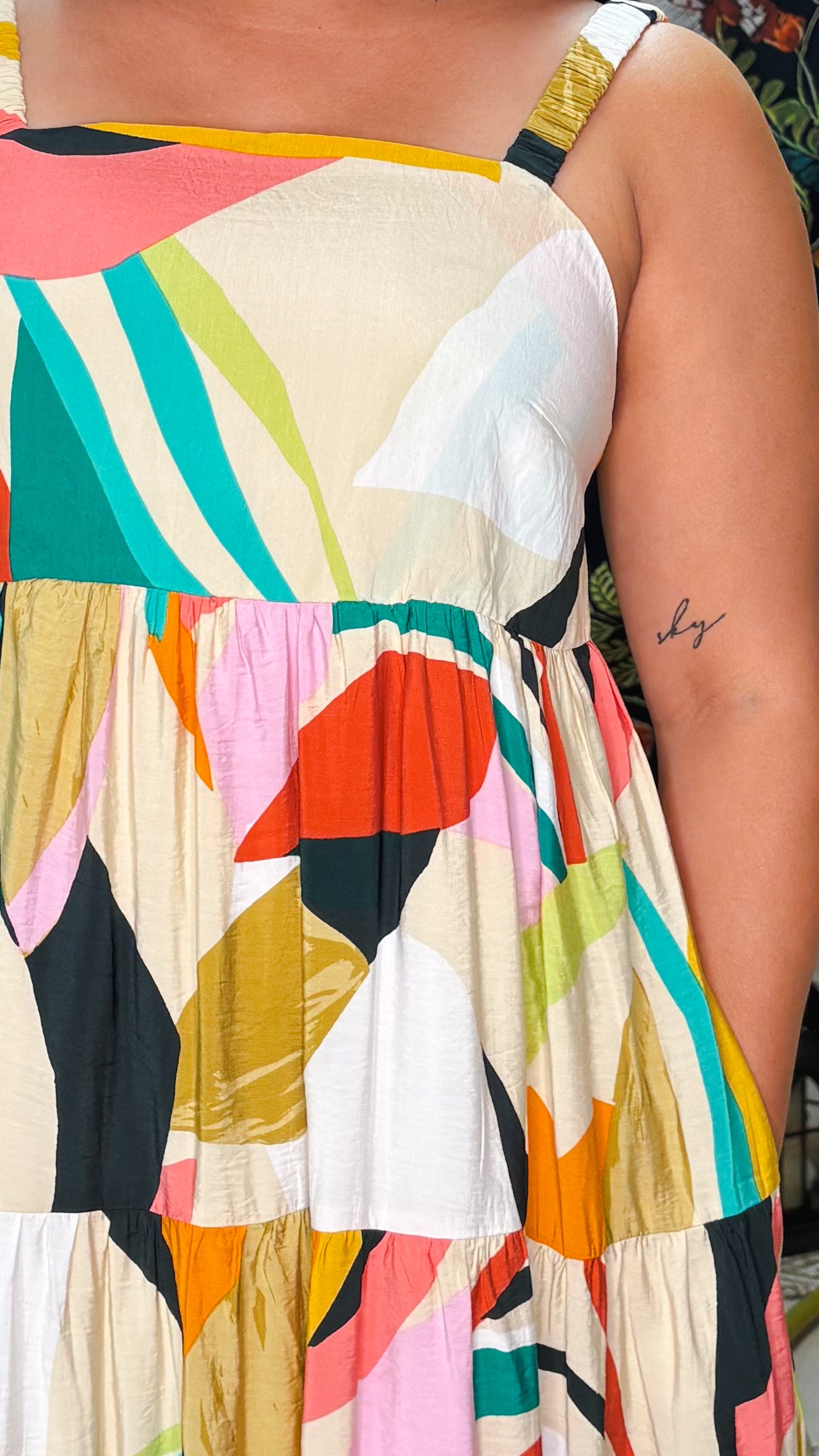 Cassia Maxi Dress-Multicolor