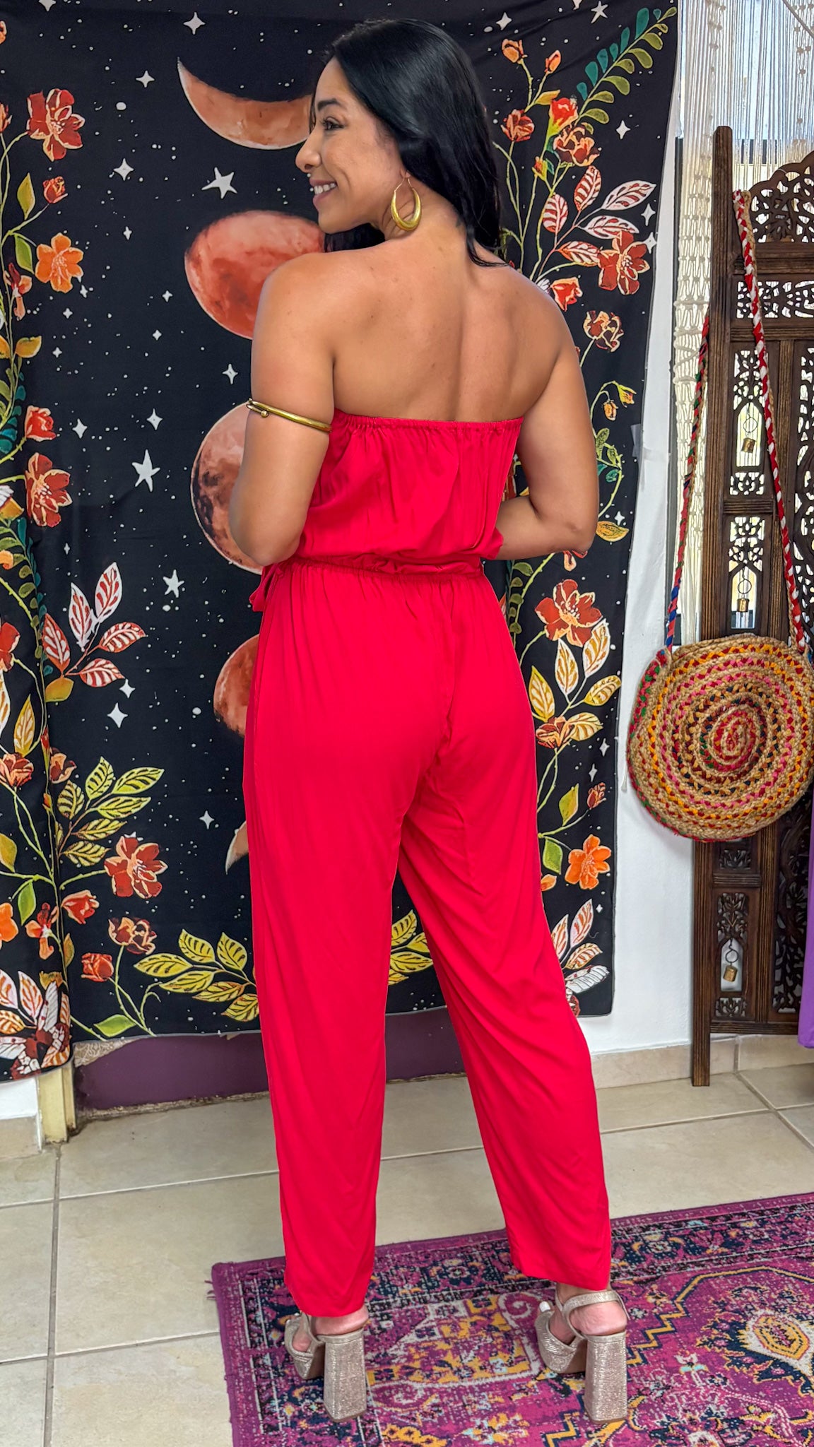 Joly Jumpsuit-Red