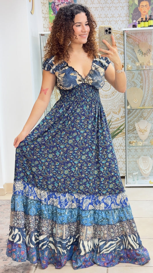 Peasant Patchwork Dress