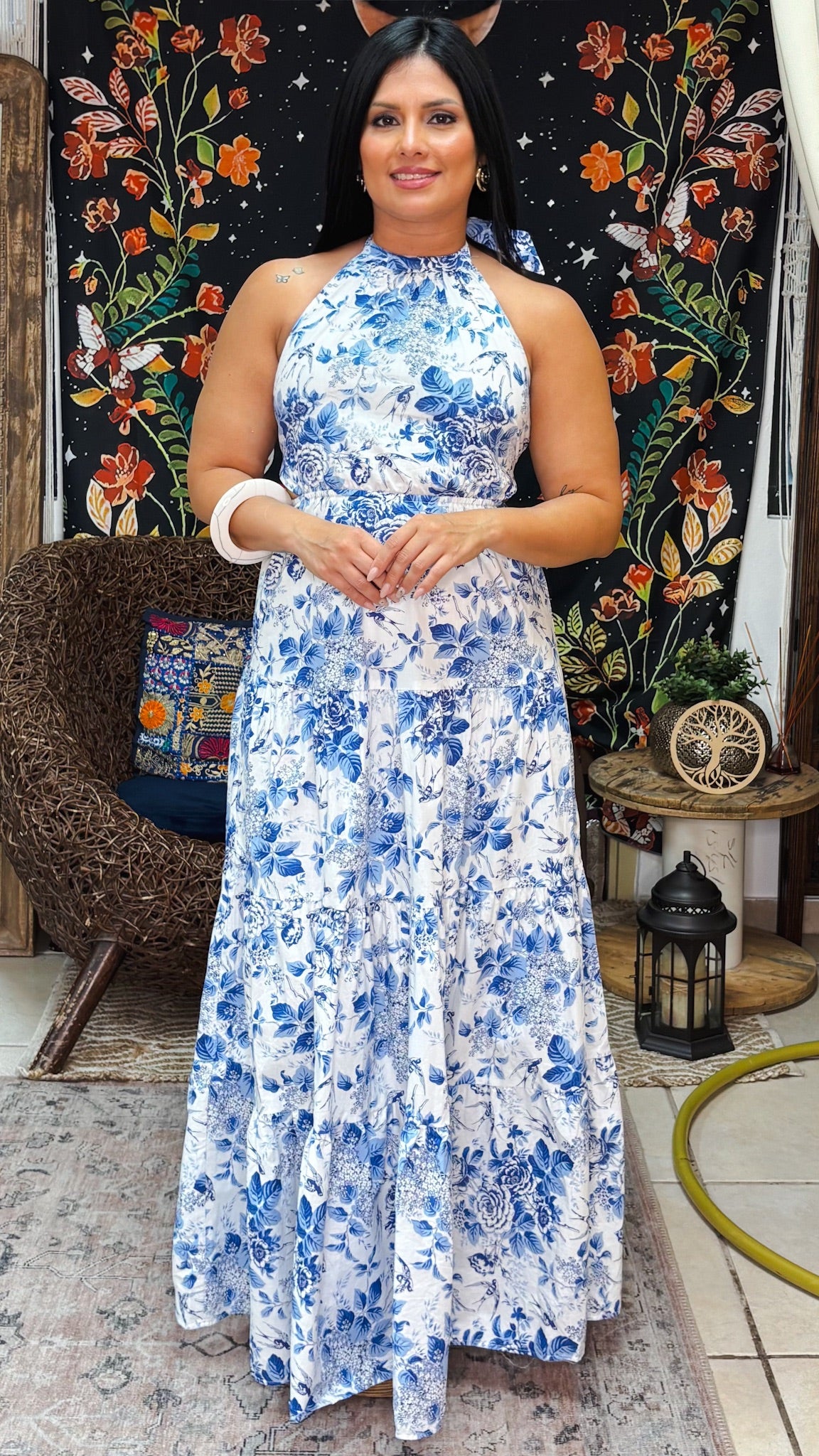 Blue Garden Dress