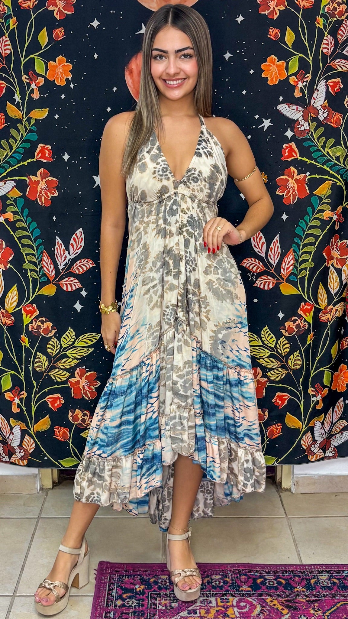Bohemian High-Low Dress
