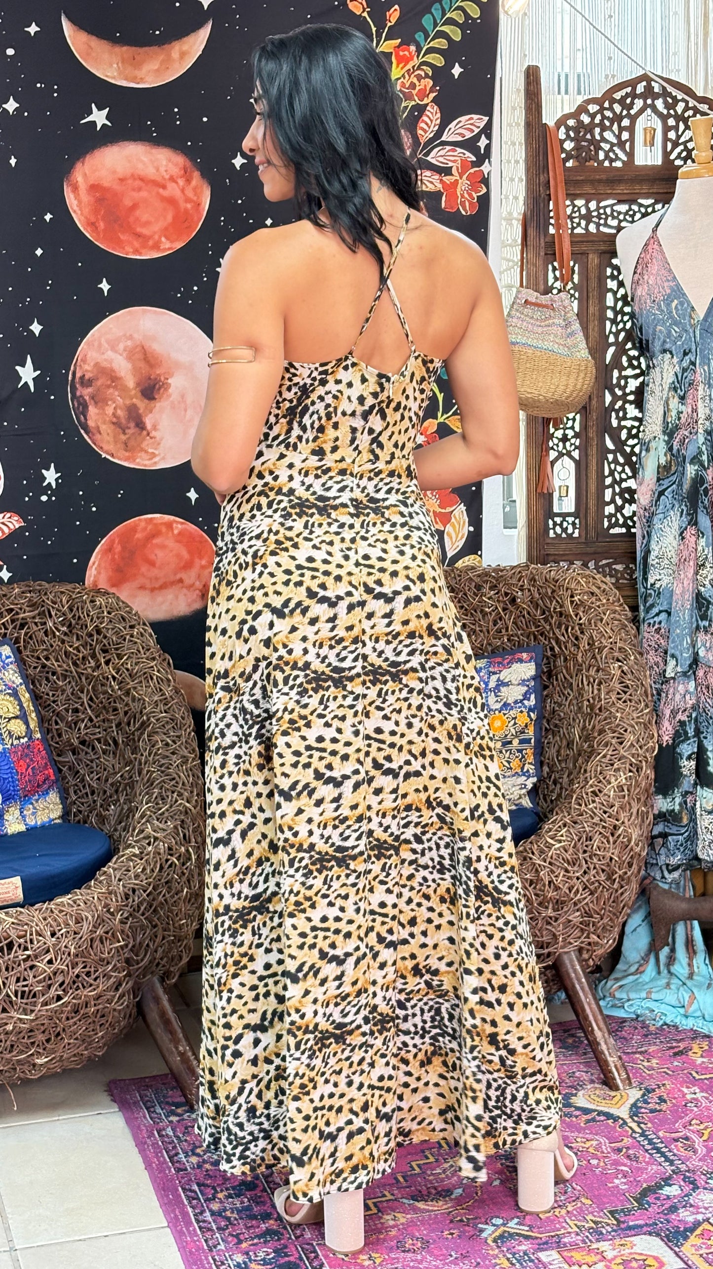 Maya Dress-Animal Print