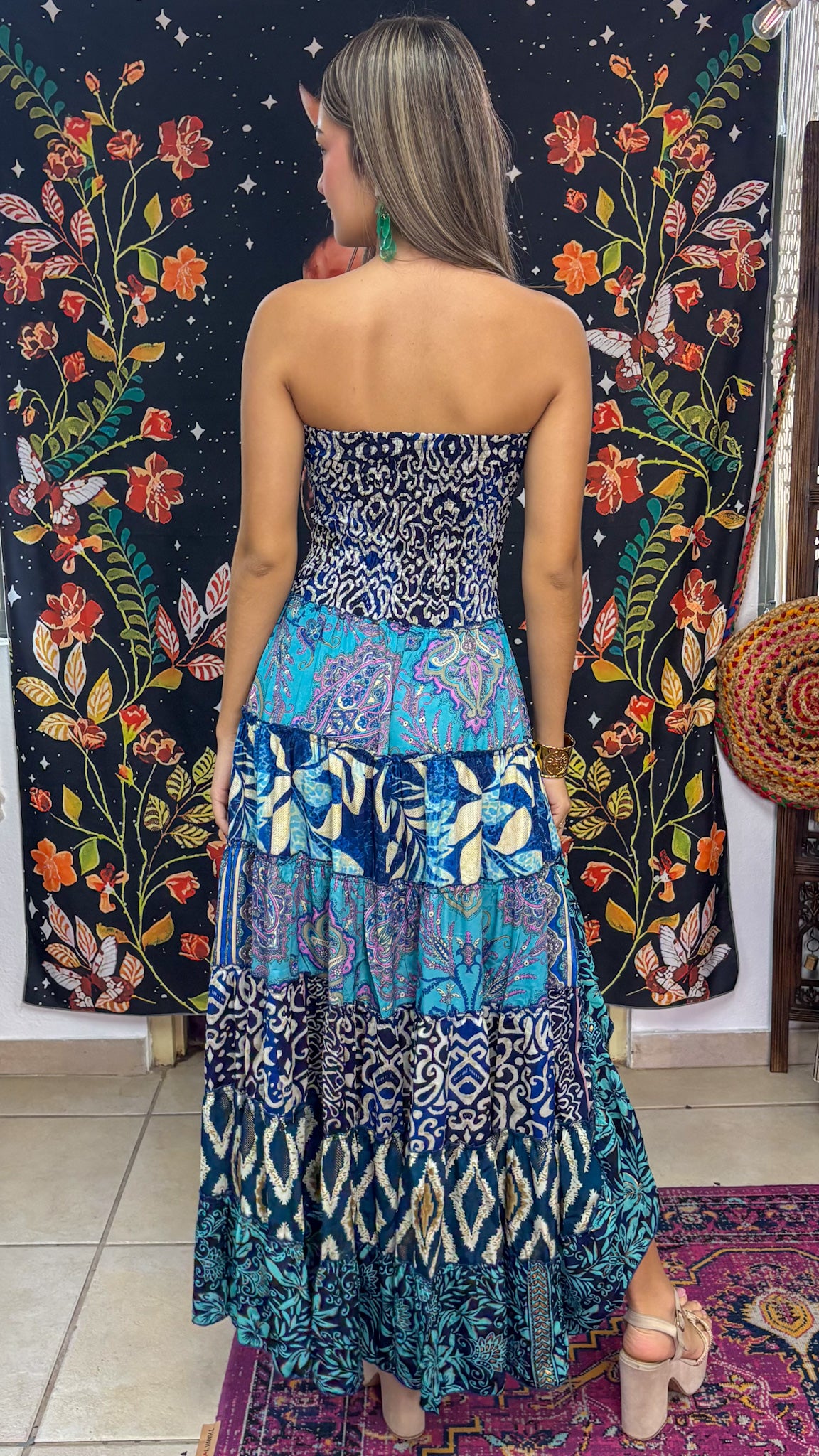 Akila Patchwork Dress