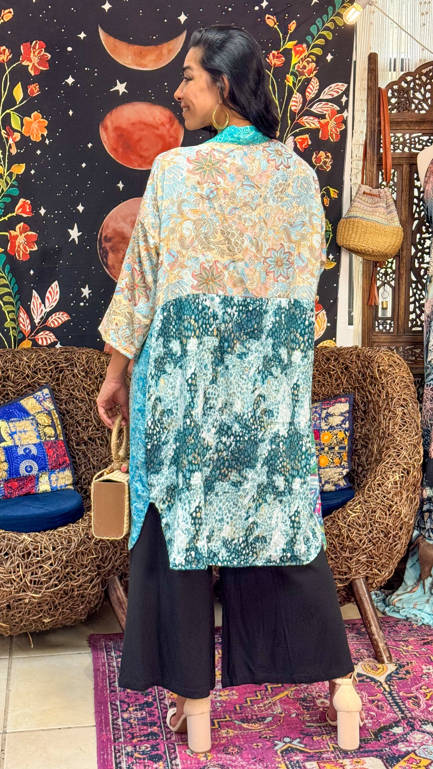 Boho Midi Kimono