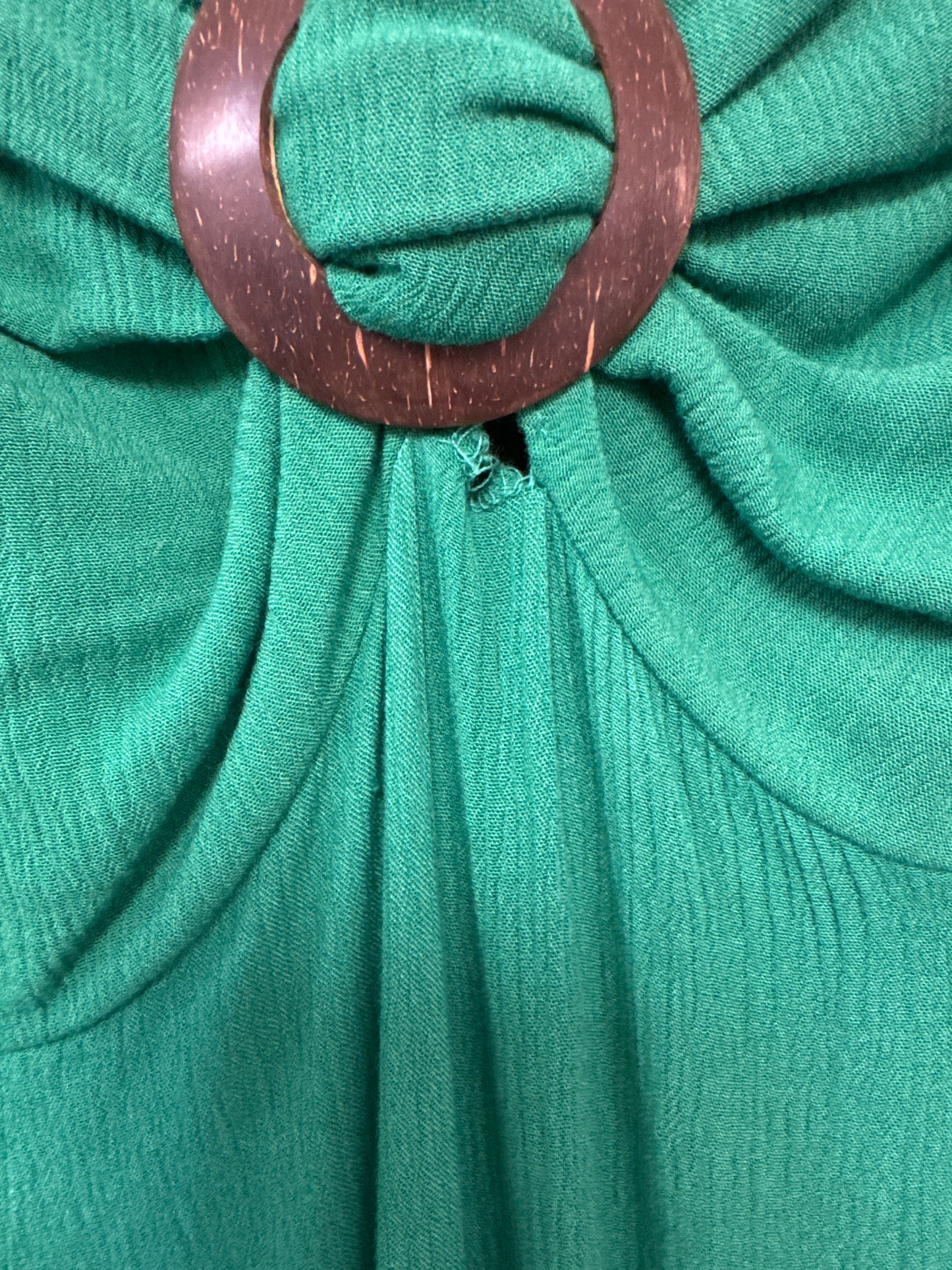 Damage Hanya Dress-Green