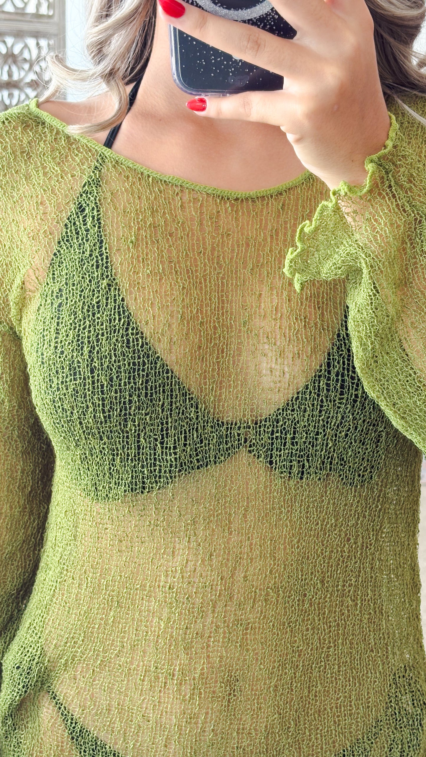 Coralia Short Cover-Up-Green