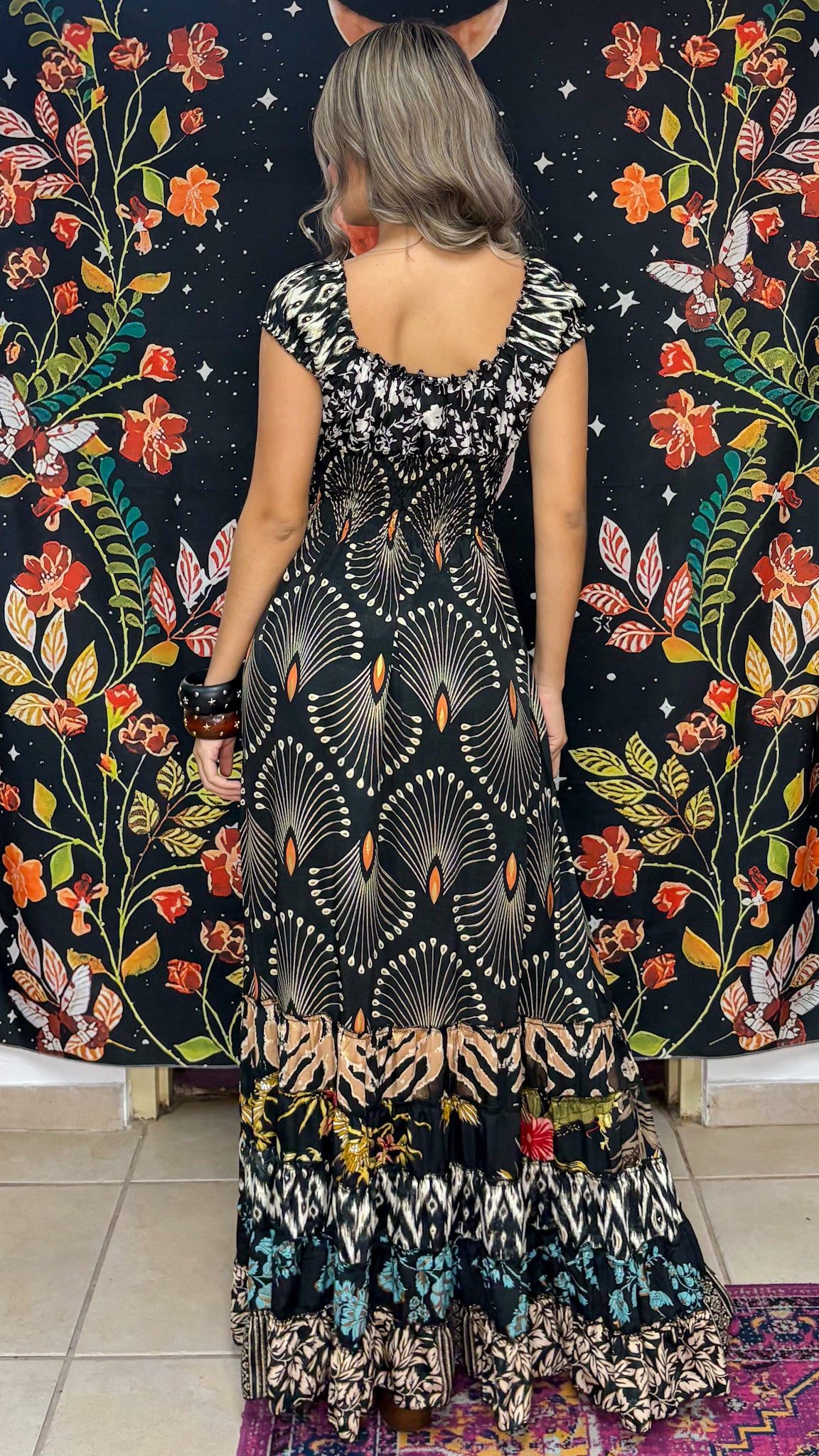 Peasant Patchwork Dress
