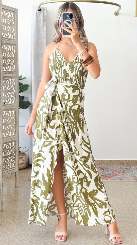 Ezra Dress-Green