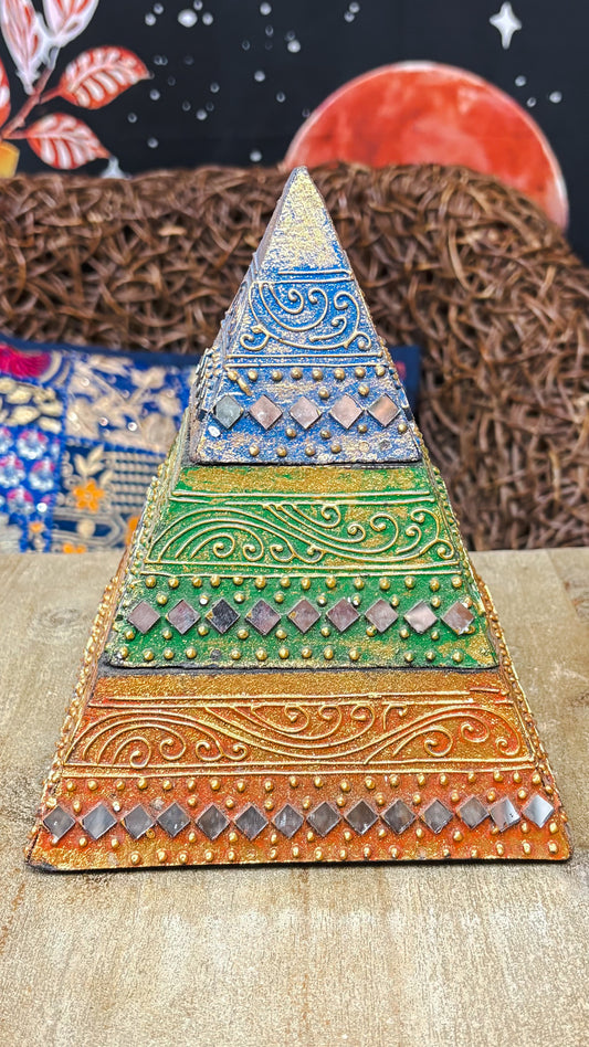 Chakra Pyramid Jewelry Box