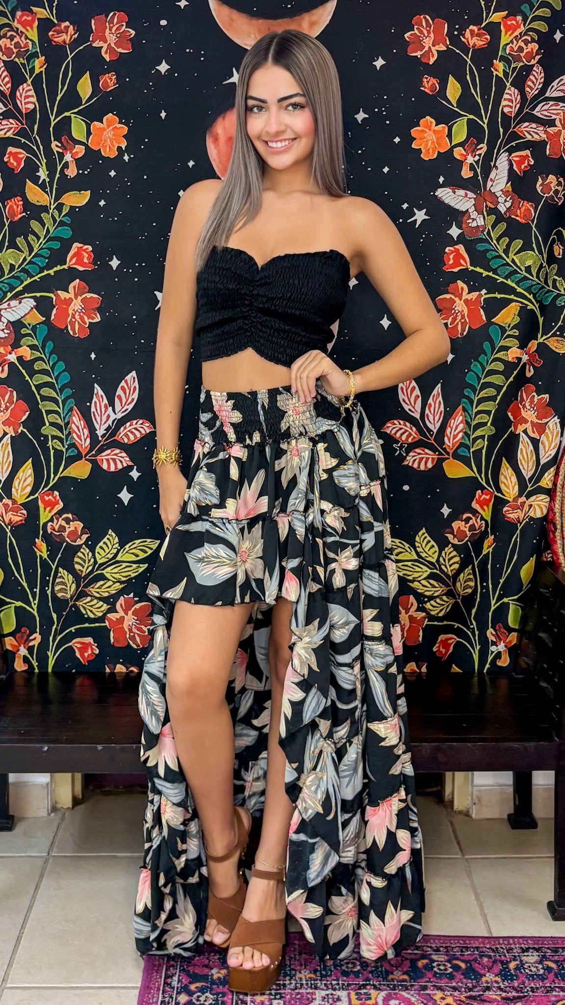 Mar High-Low Skirt