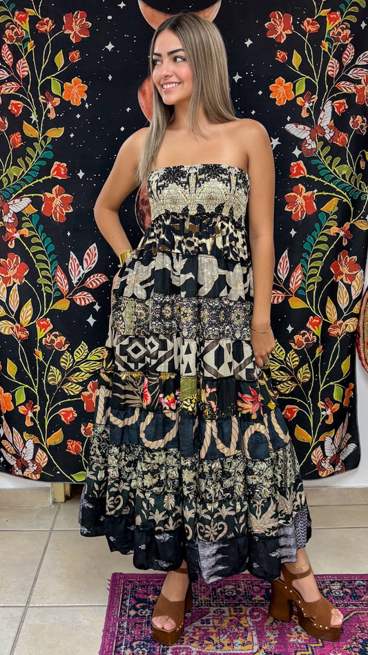 Zoe Patchwork Dress/Skirt
