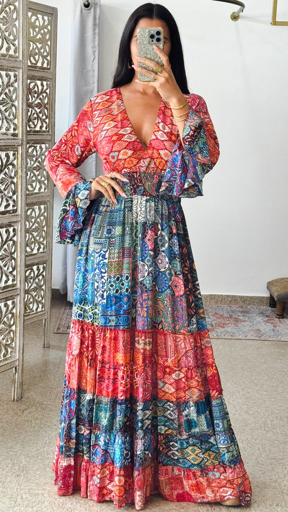 Miraaya Patchwork Dress