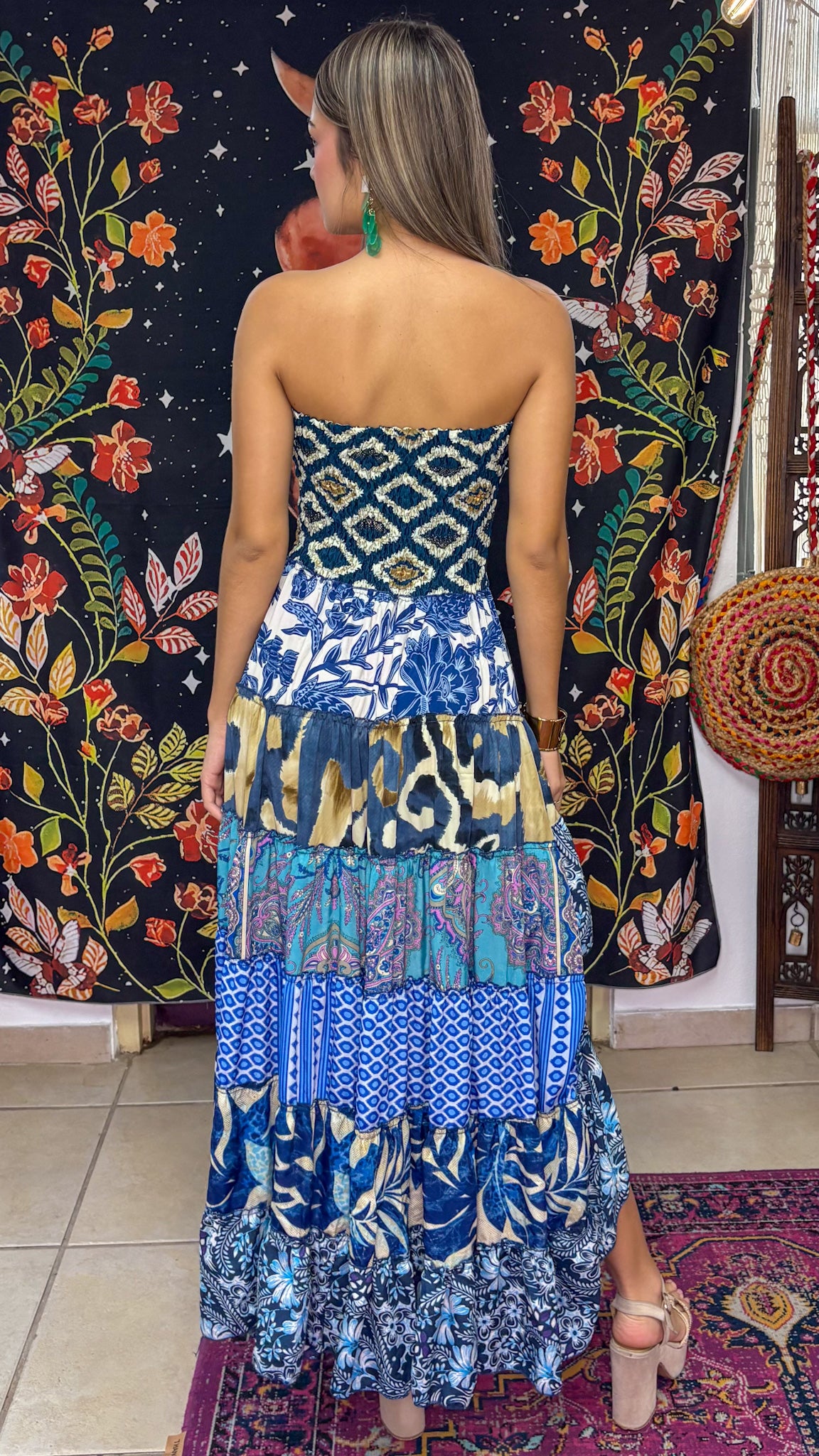 Akila Patchwork Dress