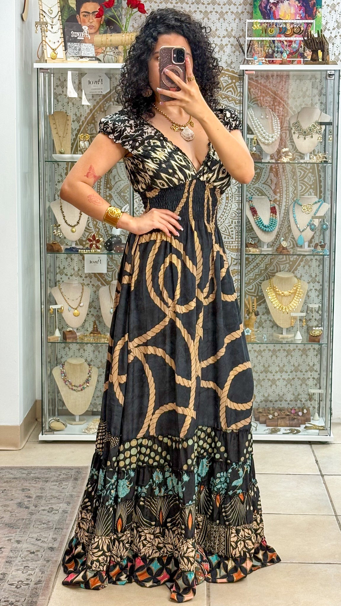 Peasant Patchwork Dress