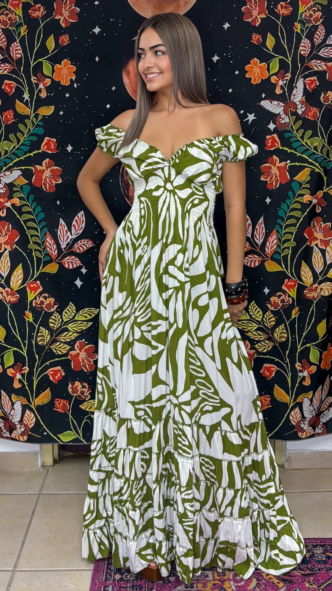 Peasant Maxi Dress