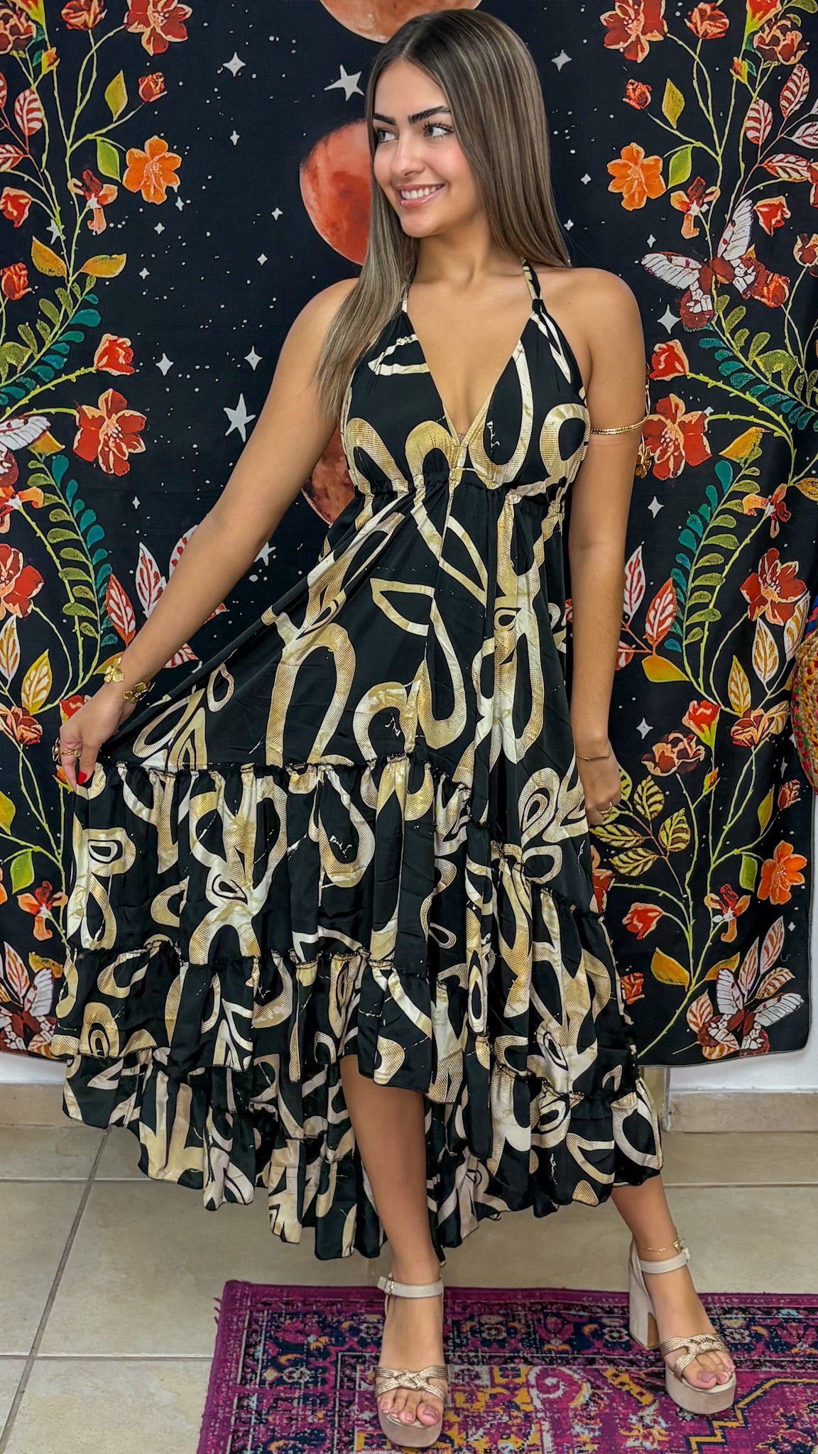 Bohemian High-Low Dress