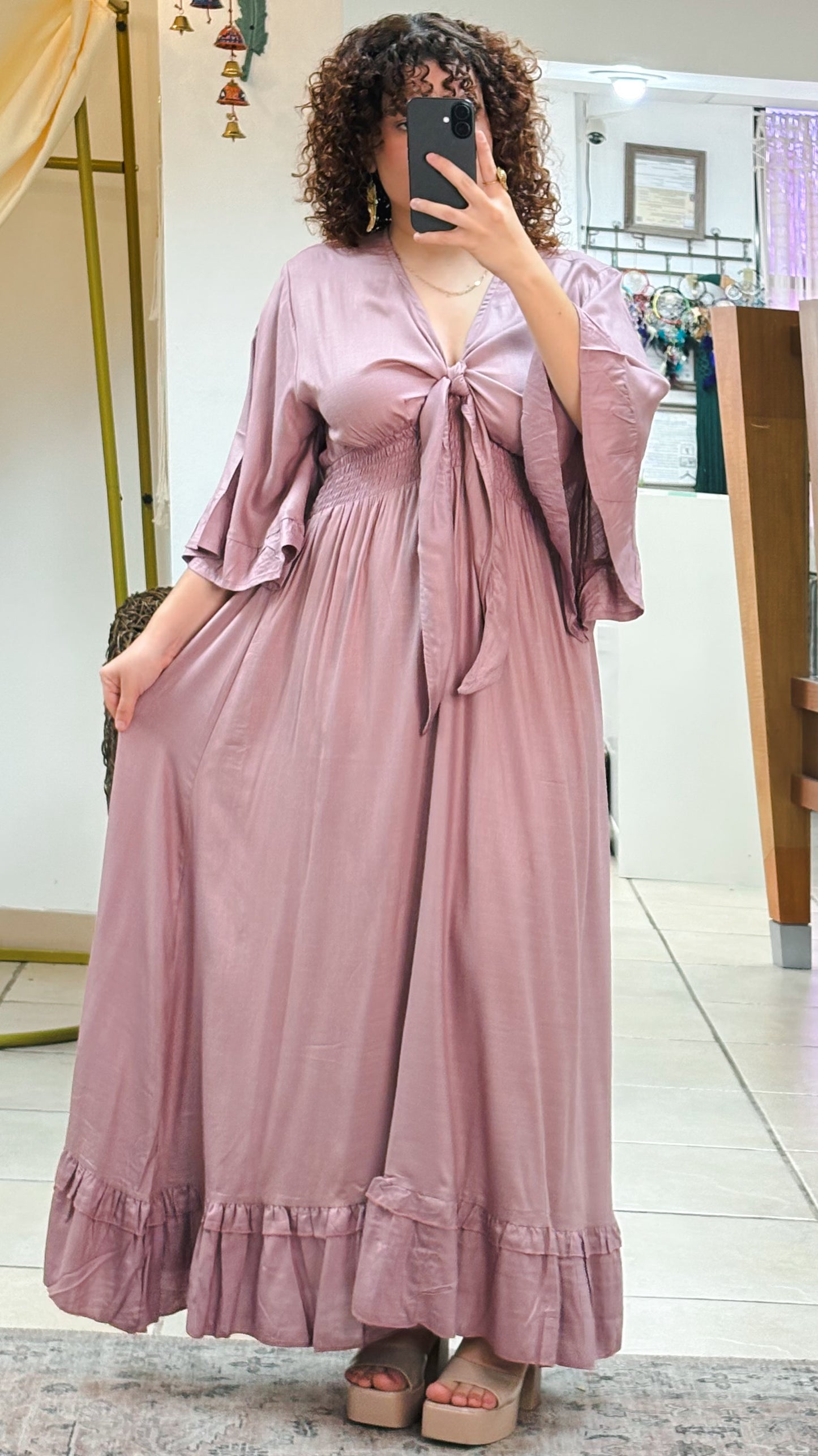 Nomad Maxi  Dress-Dusty Rose