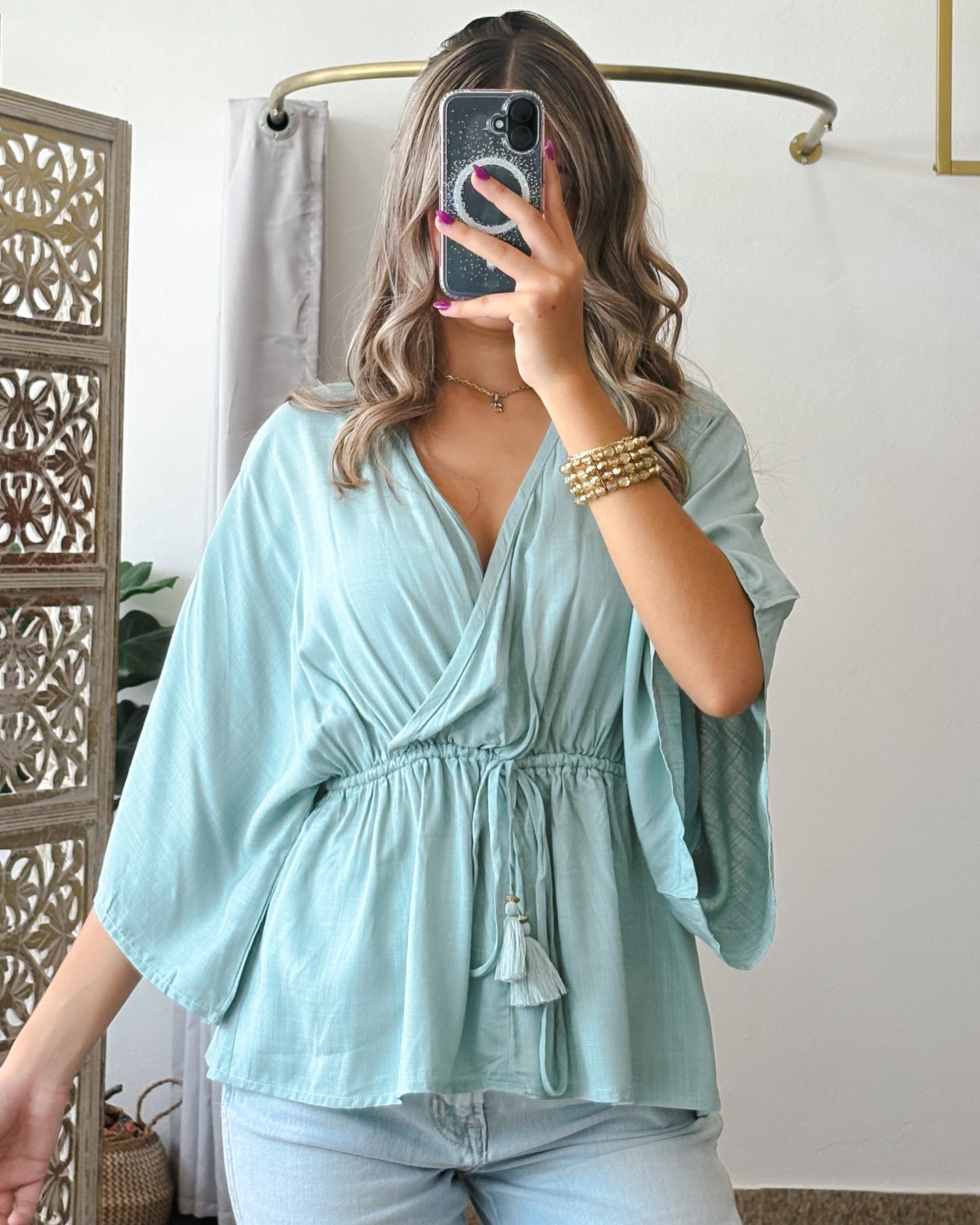 Maracaibo Top-Sky Blue