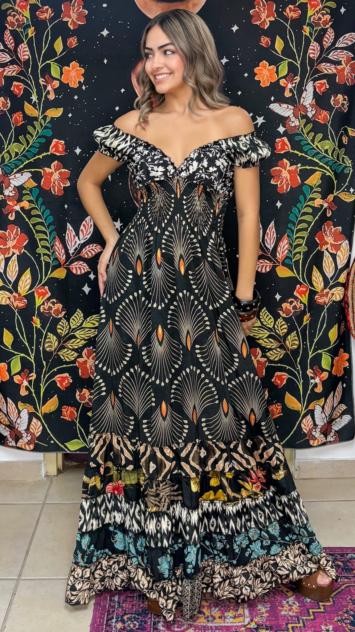 Peasant Patchwork Dress