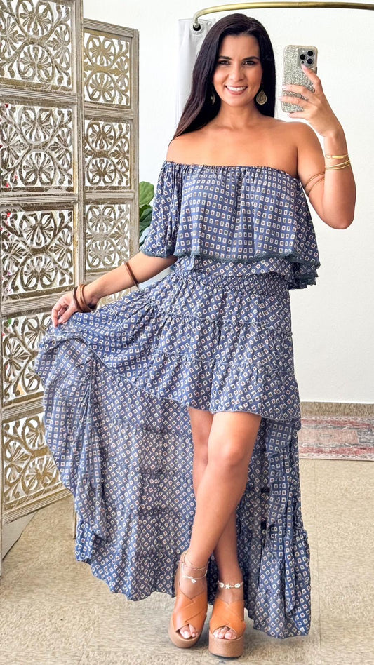 Mar High-Low Skirt