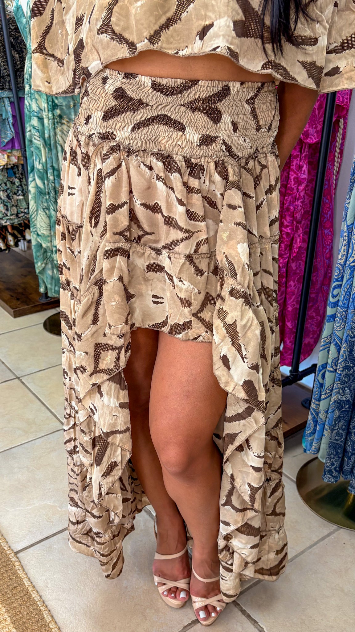 Mar High-Low Skirt