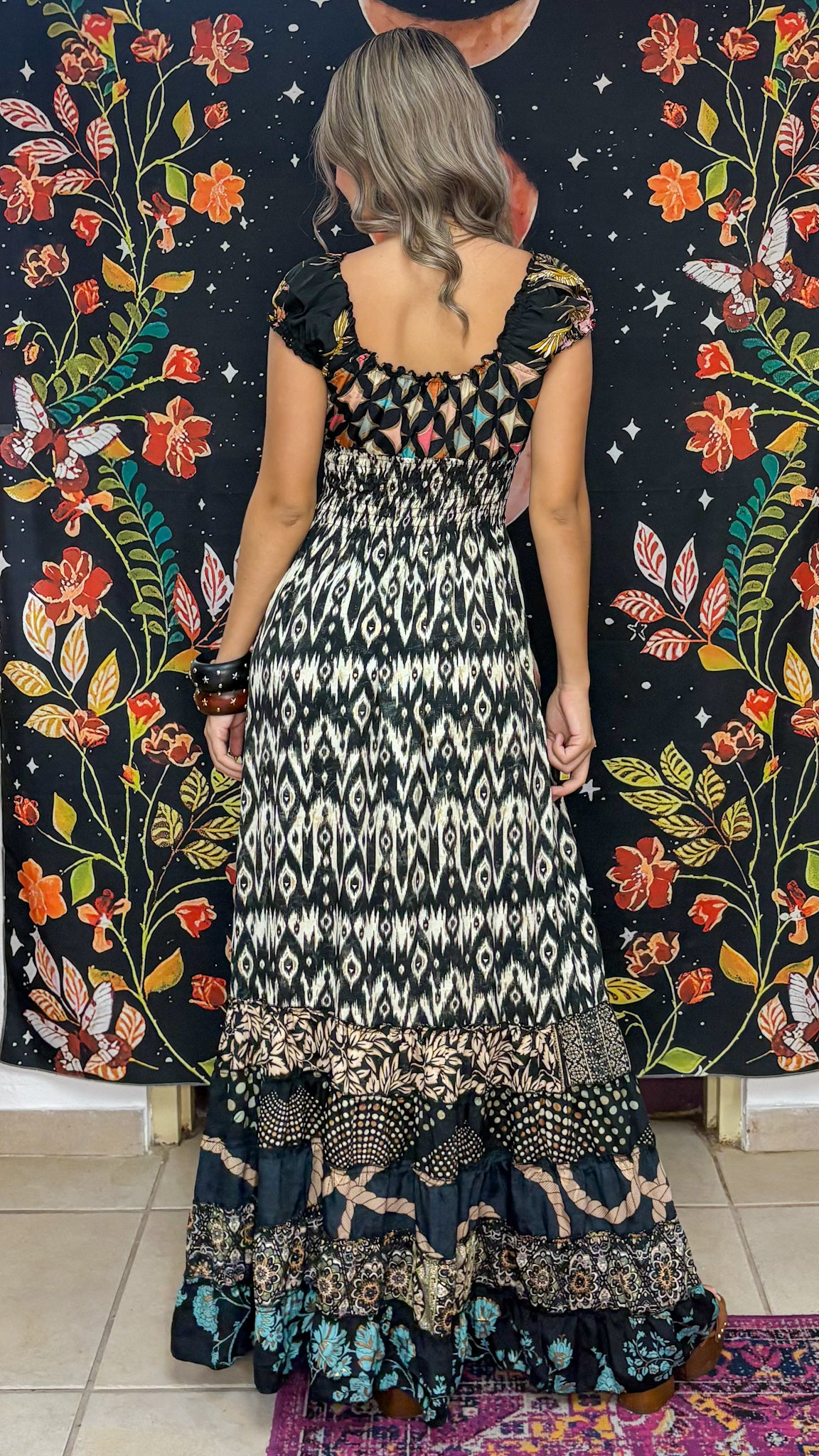 Peasant Patchwork Dress