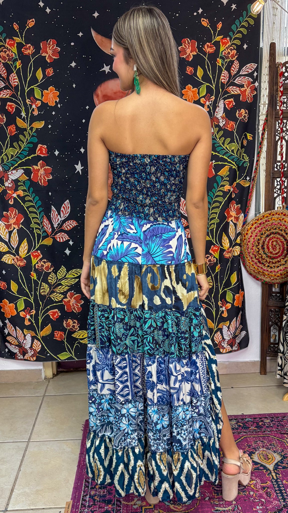 Akila Patchwork Dress