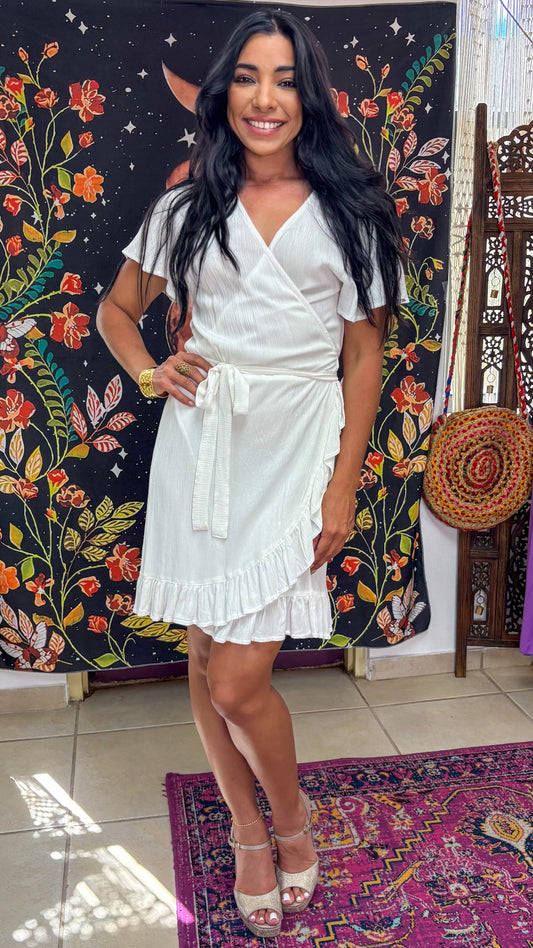 Damage Short Dress