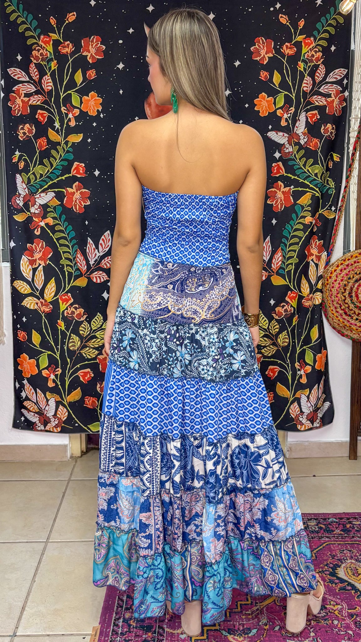 Akila Patchwork Dress