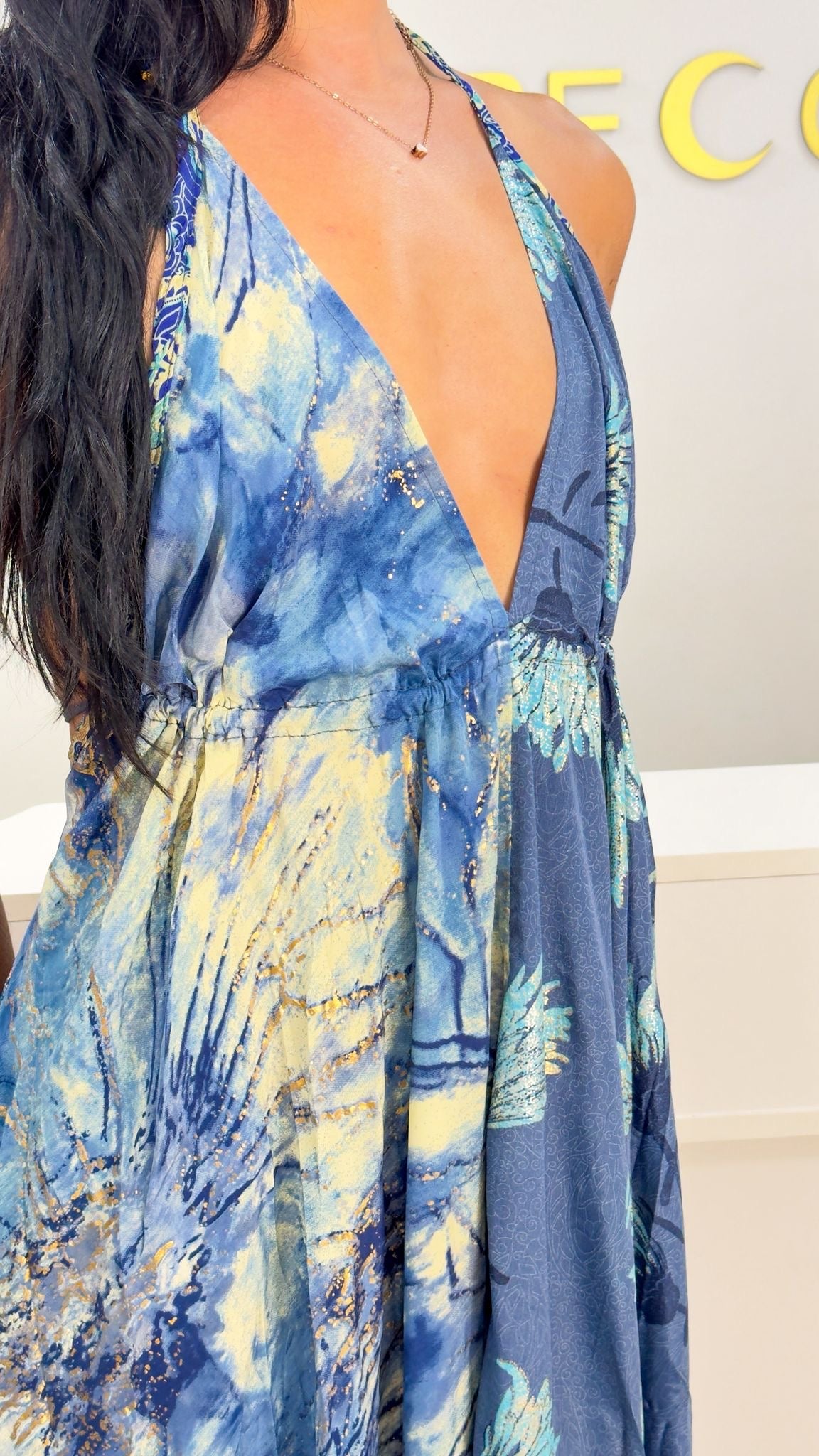 Boho Back Patchwork Dress