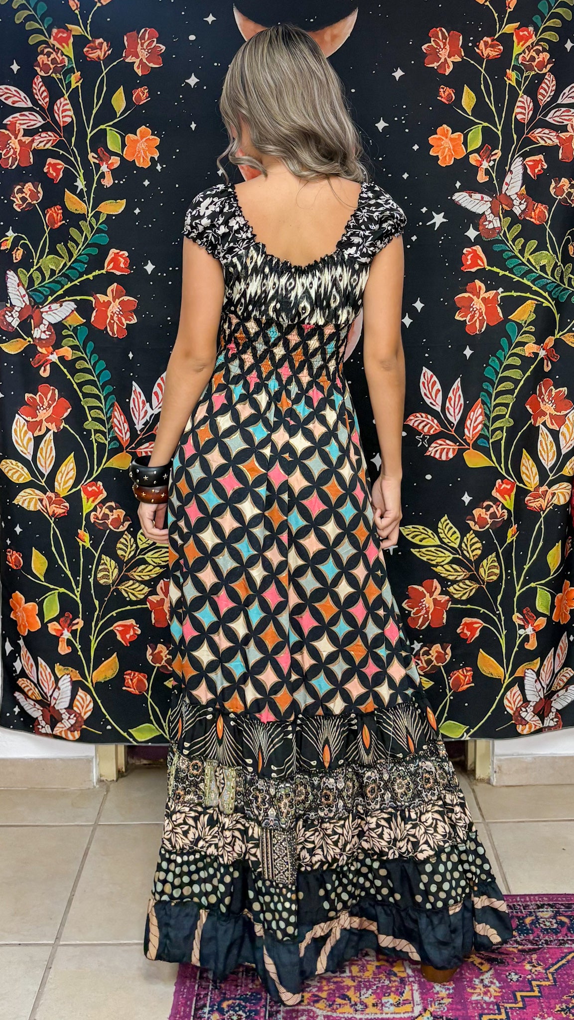 Peasant Patchwork Dress