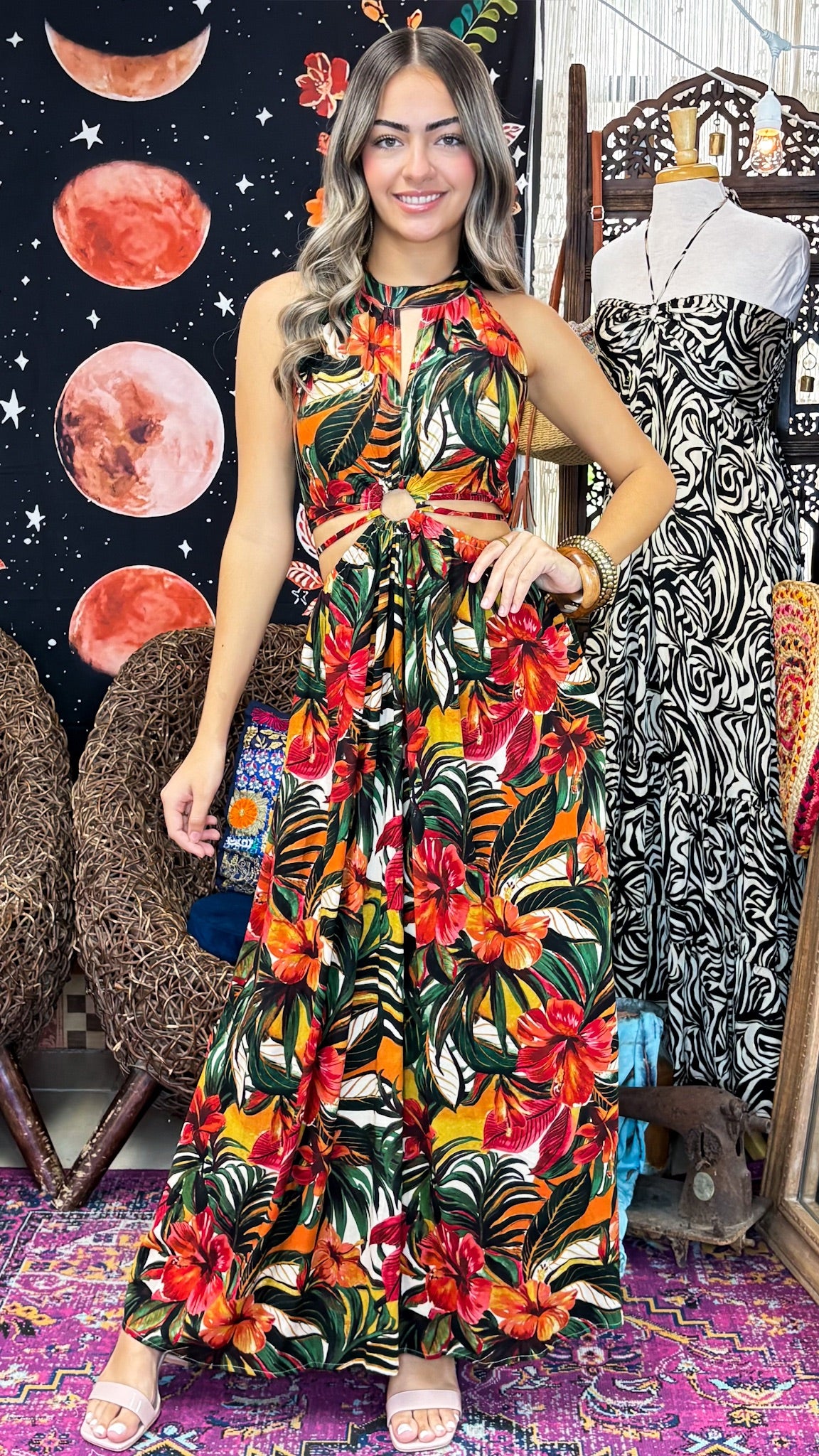 Norella Dress-Tropical