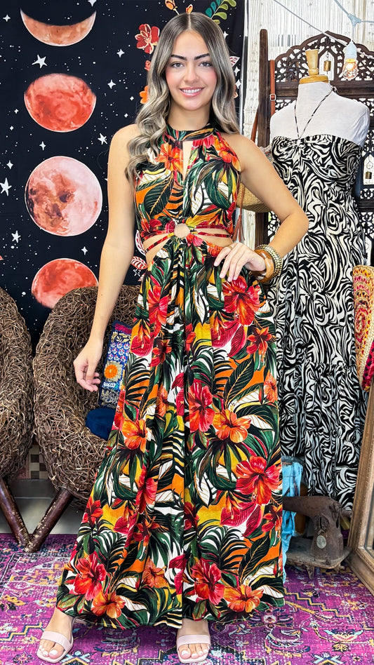 Norella Dress-Tropical