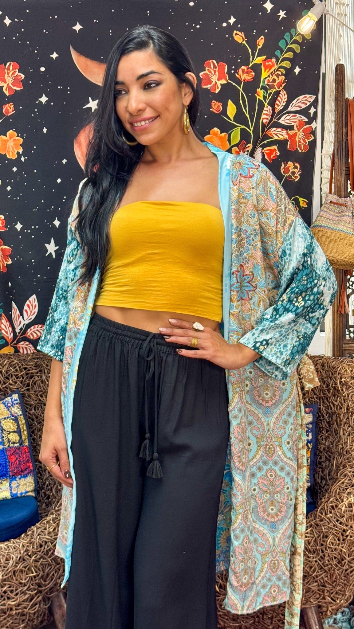 Boho Midi Kimono