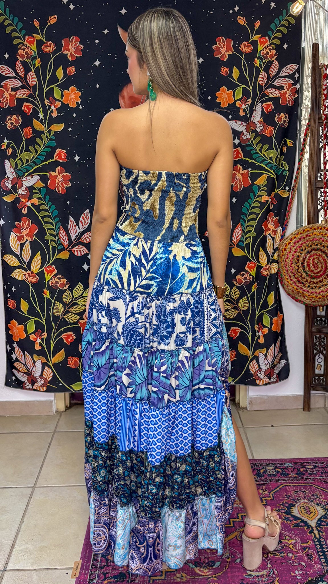 Akila Patchwork Dress