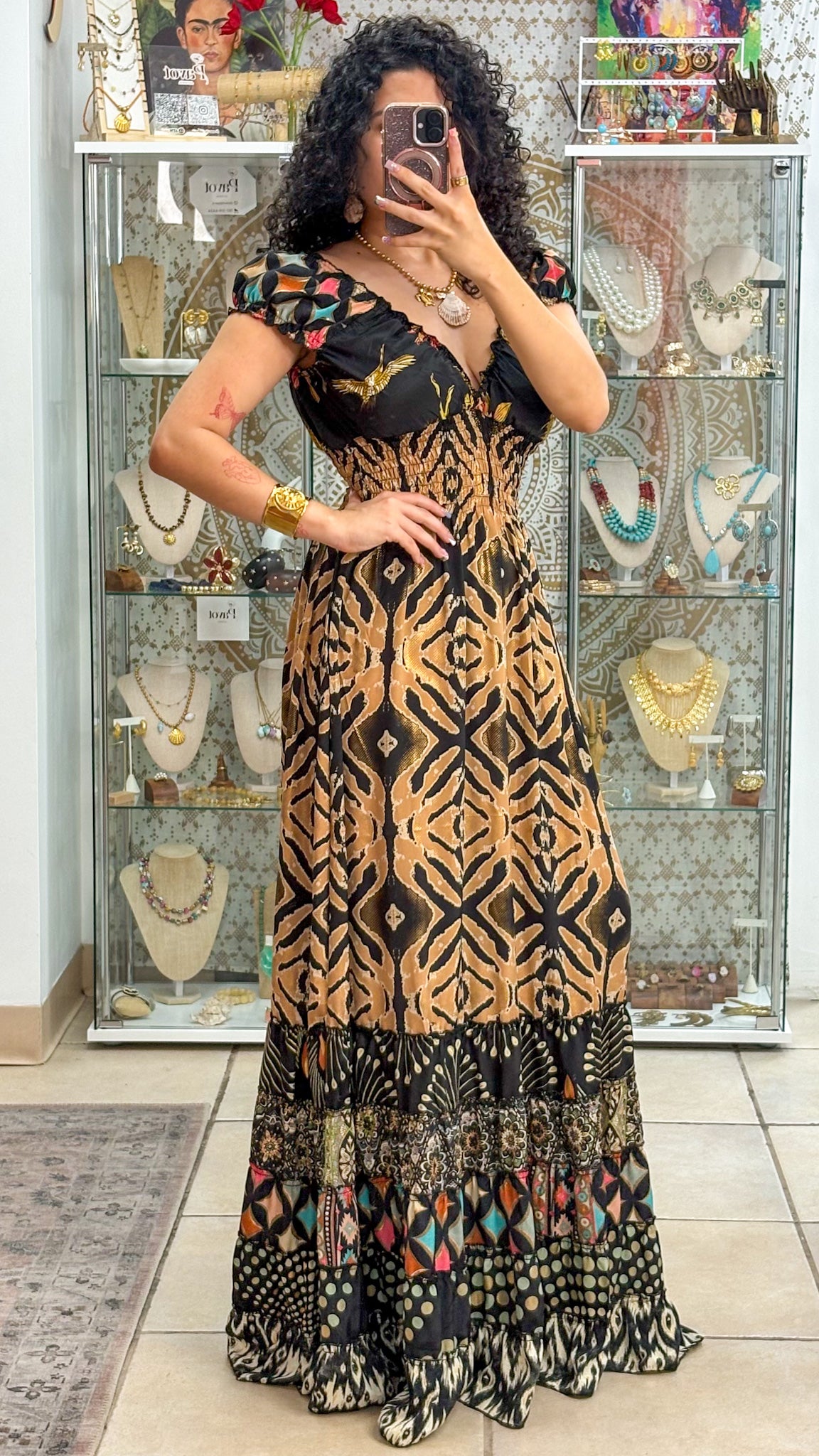 Peasant Patchwork Dress