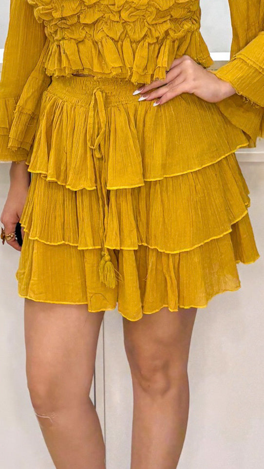Julia Skirt- Mustard