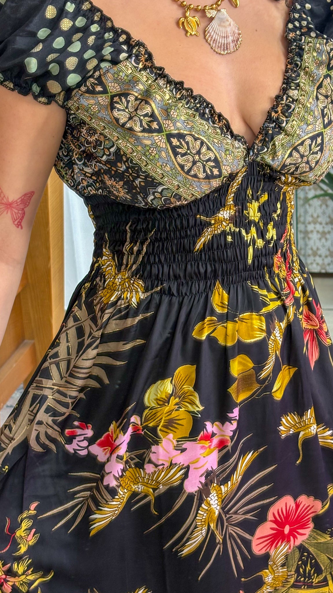Peasant Patchwork Dress