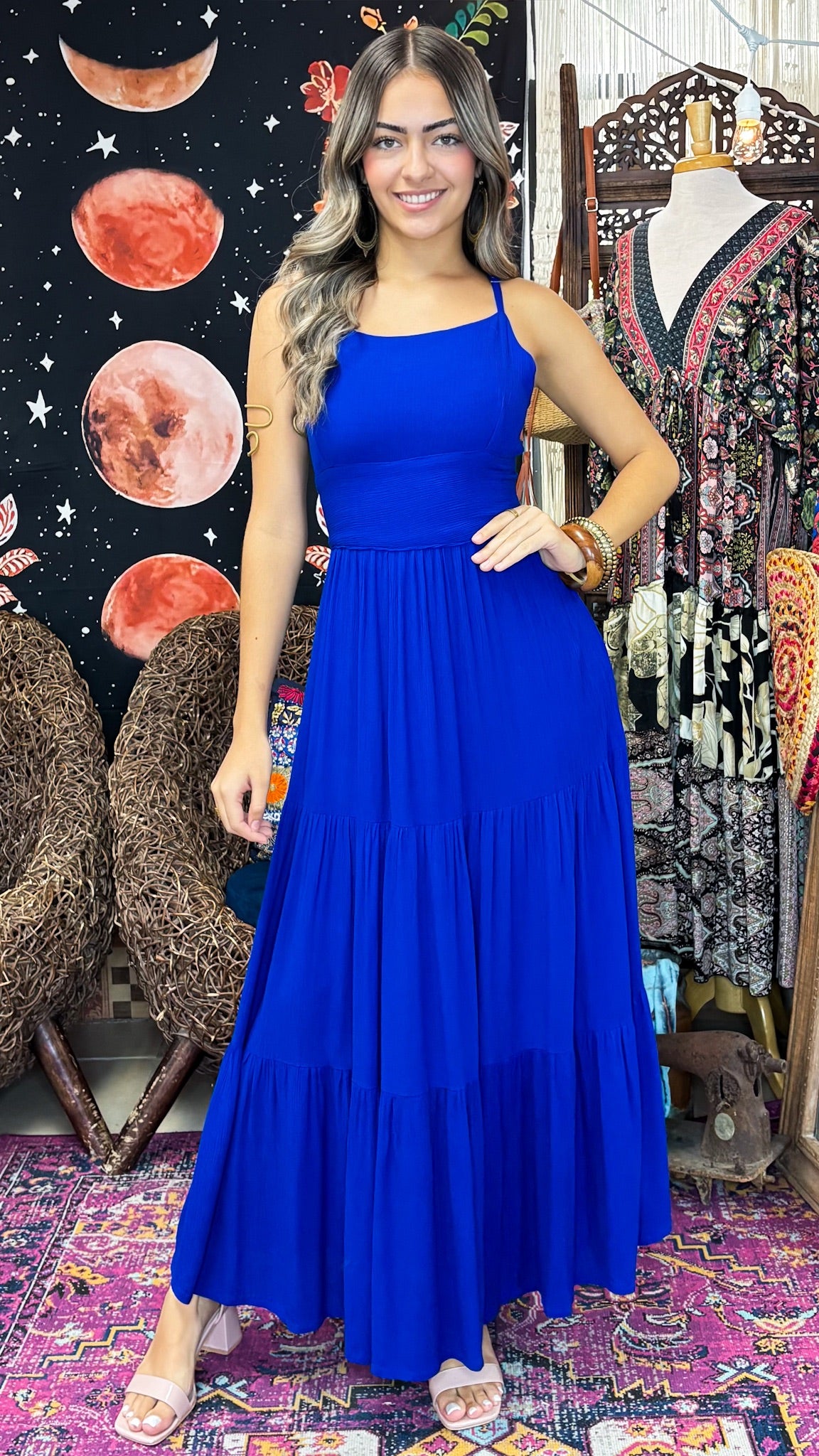 Java Dress- Royal Blue