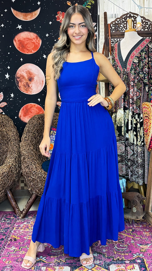 Java Dress- Royal Blue